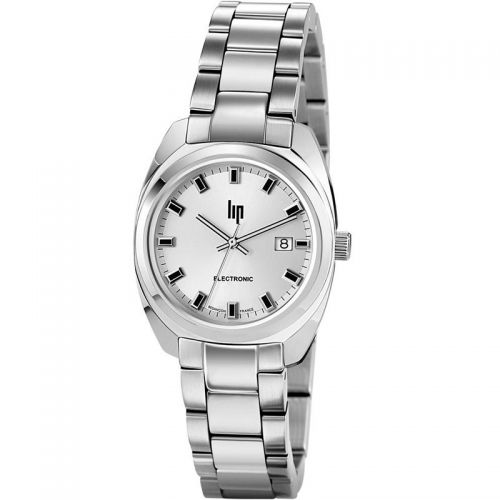 Montre homme Lip Général de Gaulle acier petit diamètre