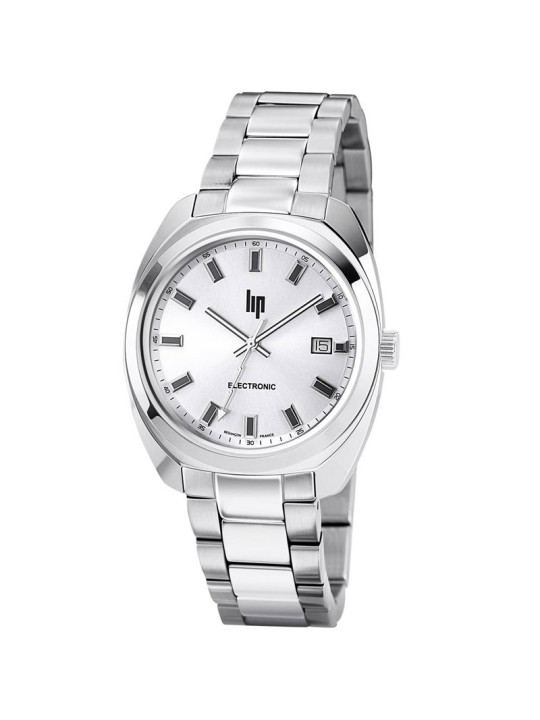 Montre homme Lip Général de Gaulle acier gros diamètre