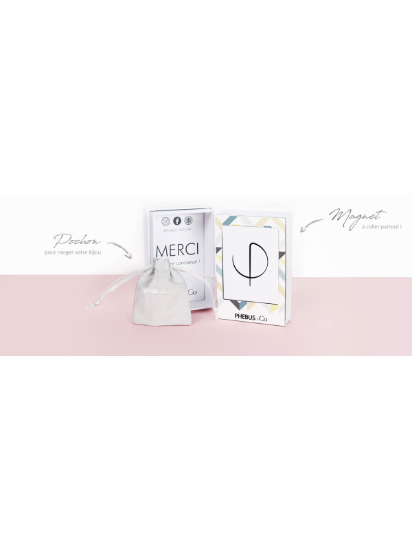 Bague Argent et oxydes de zirconium Phebus and Co