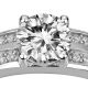 Bague solitaire Argent et oxydes de zirconium Phebus and Co