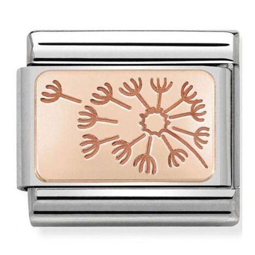 Maillon Nomination classic pissenlit Or rose