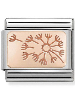 Maillon Nomination classic pissenlit Or rose