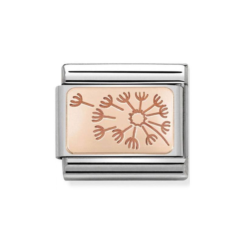 Maillon Nomination classic pissenlit Or rose