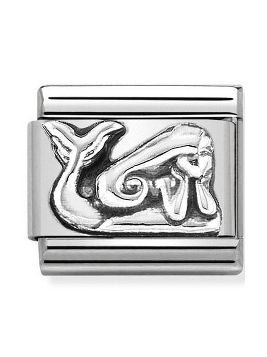 Maillon Nomination classic sirène en Argent