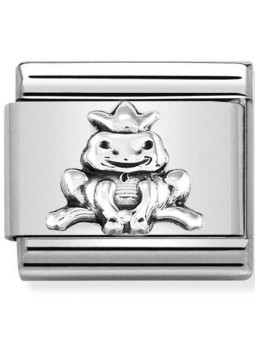 Maillon Nomination classic grenouille en Argent