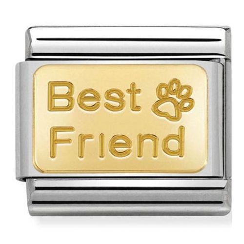 Maillon Nomination classic best friend en or