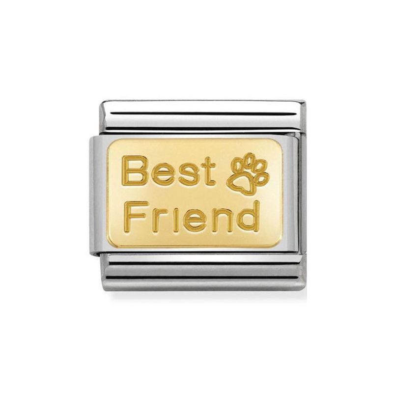 Maillon Nomination classic best friend en or