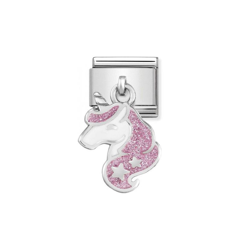 Maillon Nomination classic charms papillon glitter en Argent 