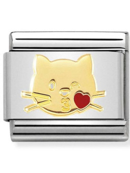 Maillon Nomination classic chat bisou