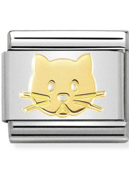 Maillon Nomination classic chaton en Or