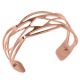 Bracelet manchette Les Georgettes motif apache finition Or rose small