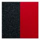 Cuir reversible les Georgettes paillettes noires/ rouge