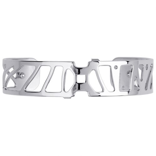 Manchette couture les Georgettes motif Perroquet finition Argent