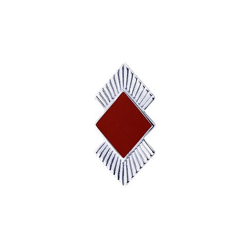 Clip manchette couture Les Georgettes bordeaux 40 mm finition Argentée