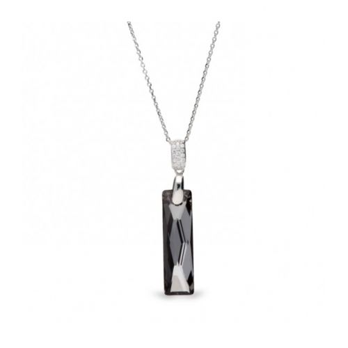 Collier Spark Argent et cristaux