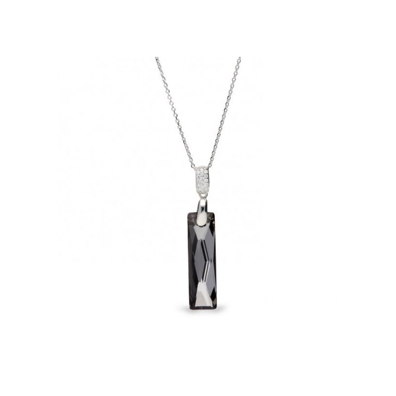 Collier Spark Argent et cristaux