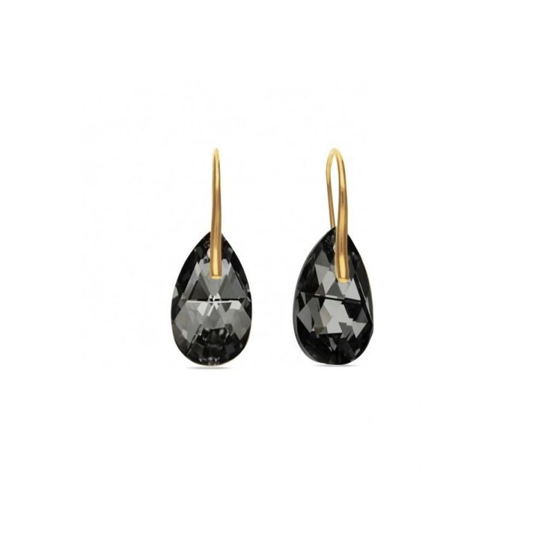 Boucles d'oreilles Spark Plaqué Or sur Argent et cristaux