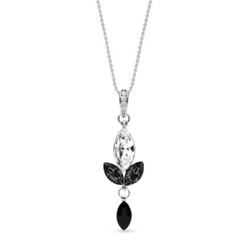 Collier Spark Argent et cristaux