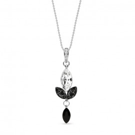 Collier Spark Argent et cristaux