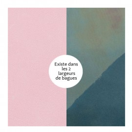 Vinyle de bague reversible les Georgettes rose / essence