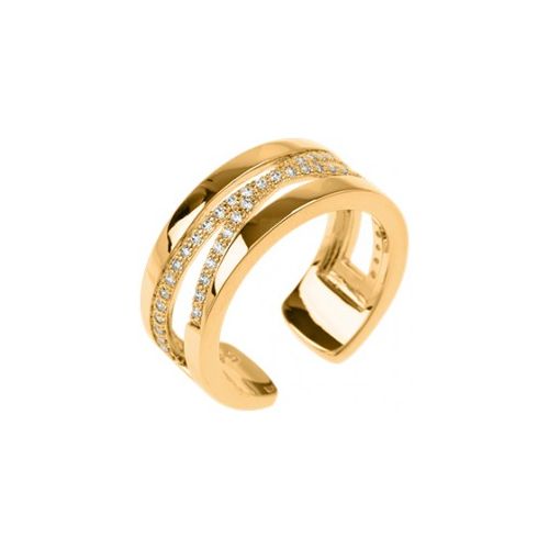 Bague Les Georgettes précieuses motif liens finition Or jaune 8 mm