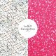 Cuir reversible miss les Georgettes glitter argent/glitter fuschia