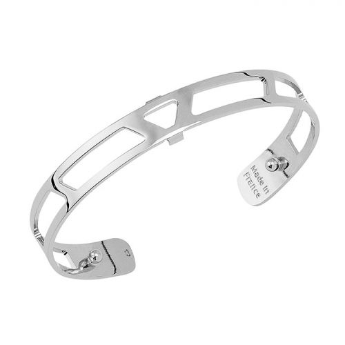 Bracelet manchette Les Georgettes motif ibiza 8 mm finition Argent