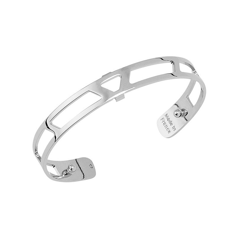 Bracelet manchette Les Georgettes motif ibiza 8 mm finition Argent