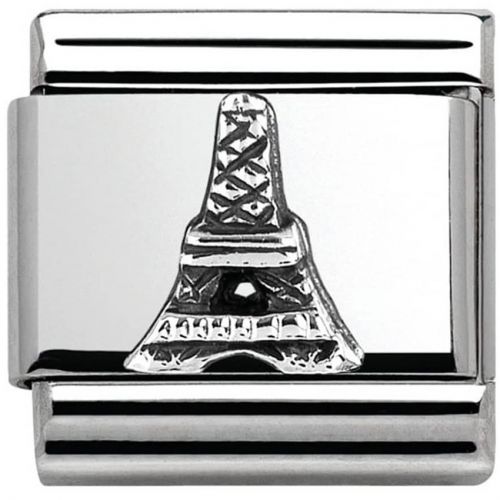 Maillon Nomination classic argent tour eiffel