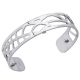 Bracelet manchette Les Georgettes motif fougères finition Argent small