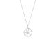 Collier femme Les Georgettes finition Argent motif solaire