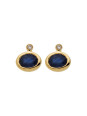 Boucles d'oreilles Or et saphirs