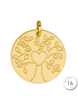 Pendentif Or jaune arbre de vie