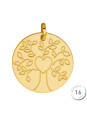Pendentif Or jaune arbre de vie
