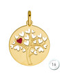 Pendentif Or jaune arbre de vie ajouré