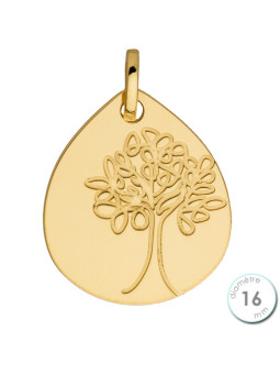 Pendentif Or jaune arbre de vie
