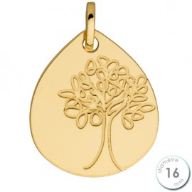 Pendentif Or jaune arbre de vie