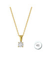 Collier Or jaune et Diamant