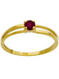 Bague Or jaune, rubis et Diamant