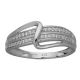 Bague Or blanc et oxydes
