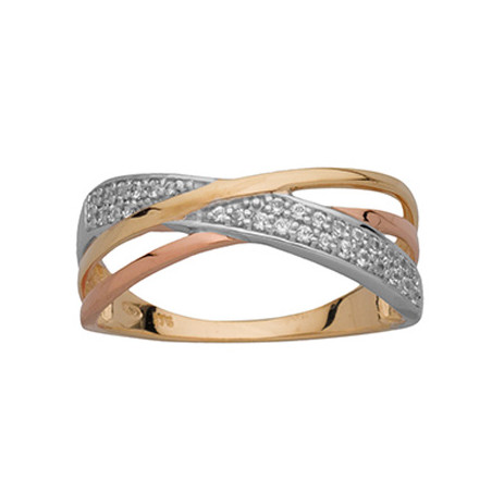 Bague 3 Ors et oxydes