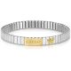 Bracelet extensible Nomination acier et Or gardien