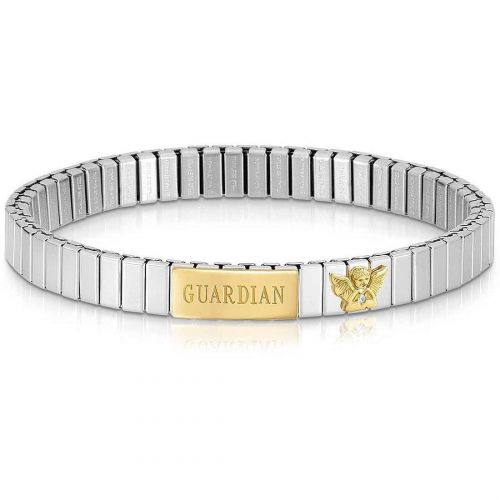 Bracelet extensible Nomination acier et Or gardien
