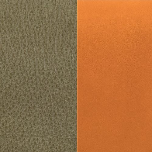 Cuir reversible les Georgettes kaki / cognac
