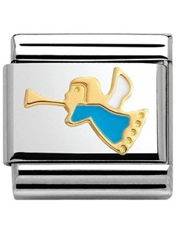 Maillon Nomination classic ange à la trompette