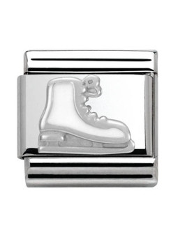 Maillon Nomination classic patin à glace en Argent