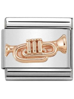 Maillon Nomination classic relief symbole de l'infini