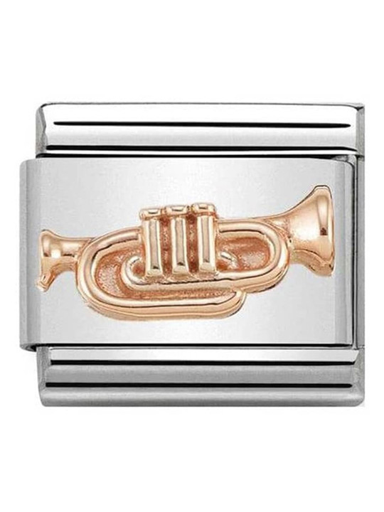 Maillon Nomination classic relief symbole de l'infini