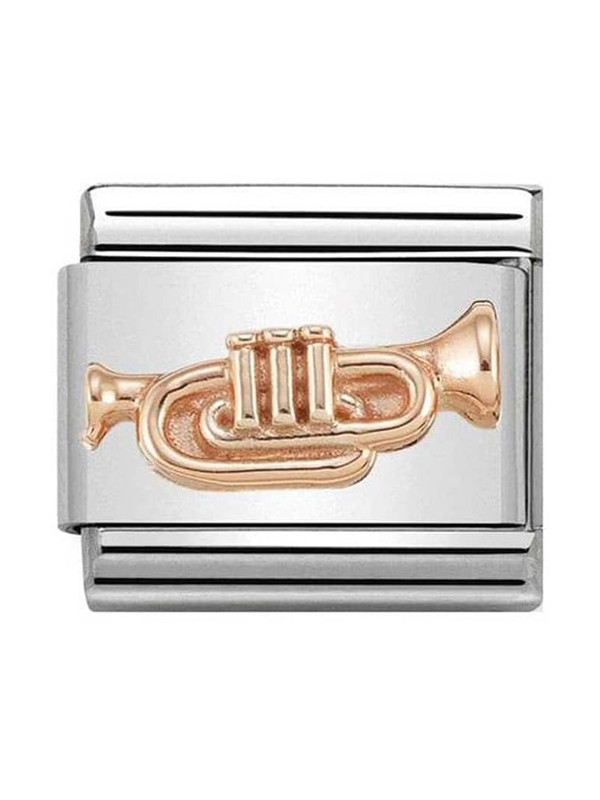 Maillon Nomination classic relief symbole de l'infini