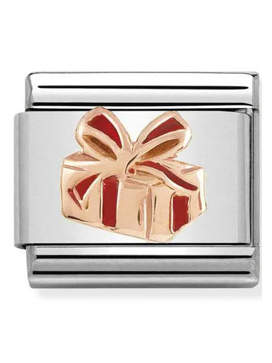 Maillon Nomination classic sapin Or rose